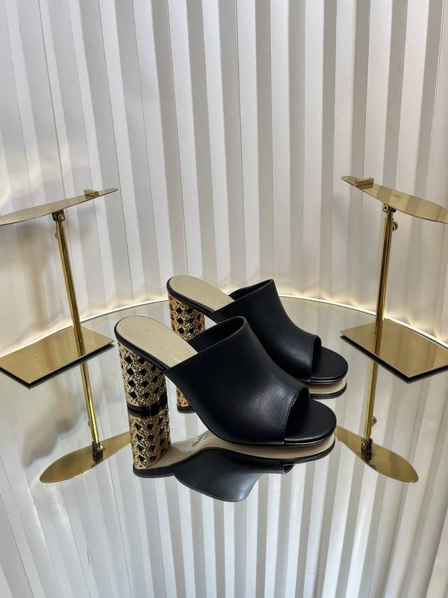 dior Dior 2025 Autumn And Winter New Icon Series Cylindrical Heel Women's Sho