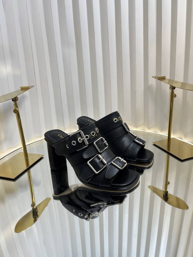 Dior 2025 Spring And Summer New D-Avenue Series High-Heeled Colorblock Roman Sty
