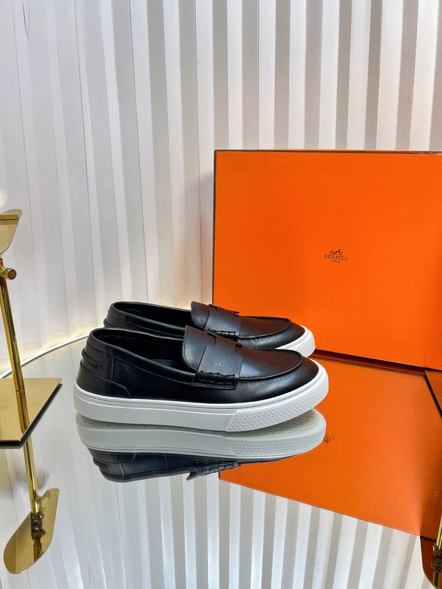 Factory Men's Size +10 Couple's Style Herm*S Kelly Buckle Casual Loafers Are Now