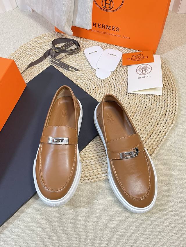 Factory Men's Size +10 Couple's Style Herm*S Kelly Buckle Casual Loafers Are Now