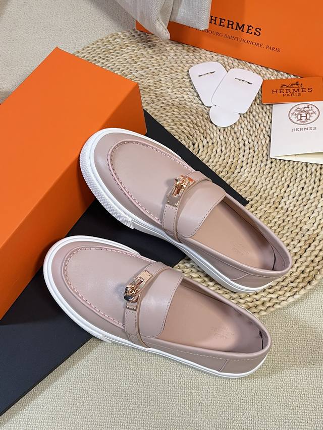 Factory Men's Size +10 Couple's Style Herm*S Kelly Buckle Casual Loafer Slip-On