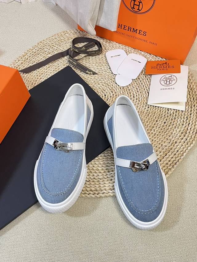 Factory Men's Size +10 Couple's Style Herm*S Kelly Buckle Casual Loafers Are Now
