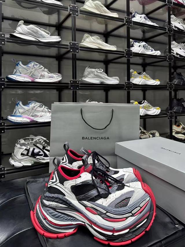 Factory Ice Version Platform Reduced Black Grey And Red Mesh Polyurethane And Po