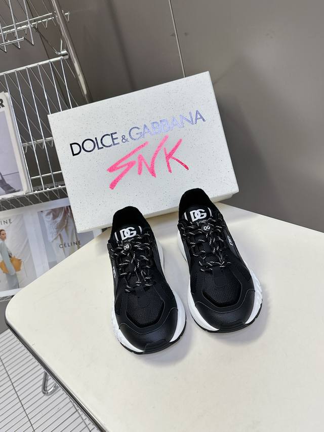 dolce&Gabbanalatest Thick-Soled Couple Casual Sports Shoes Original Purchase,