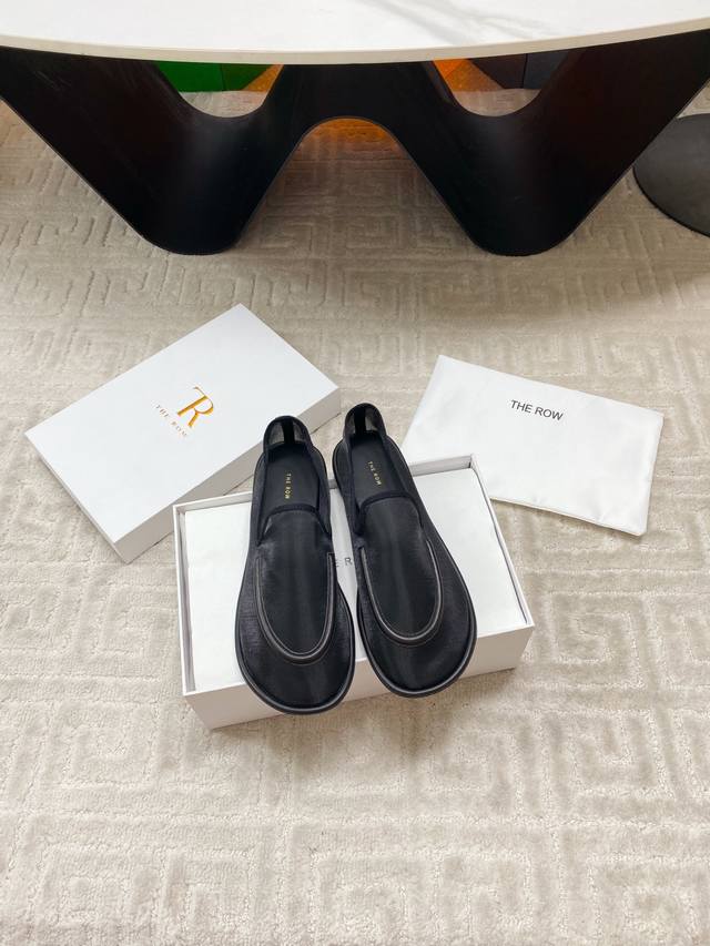 Factory The Row Mesh Simple Single Shoes With Its Own Fairy-Like Hazy Beauty, It