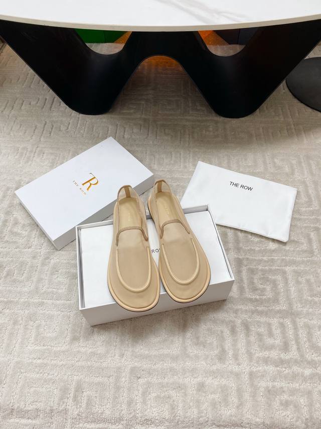 Factory The Row Mesh Simple Single Shoes With Its Own Fairy-Like Hazy Beauty, It