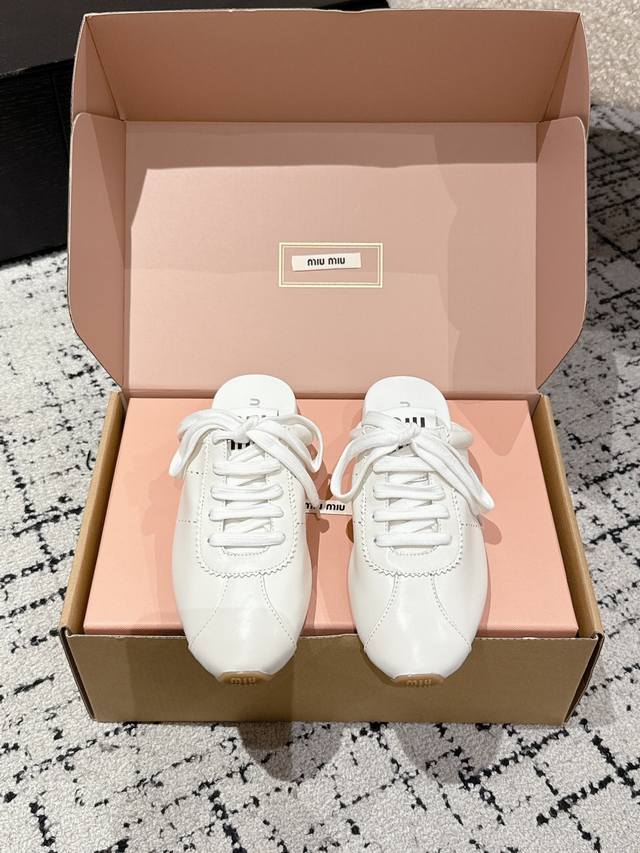Purchasing-Level Miu Miu 25Ss Early Spring New Dexun Closed-Toe Slippers Officia