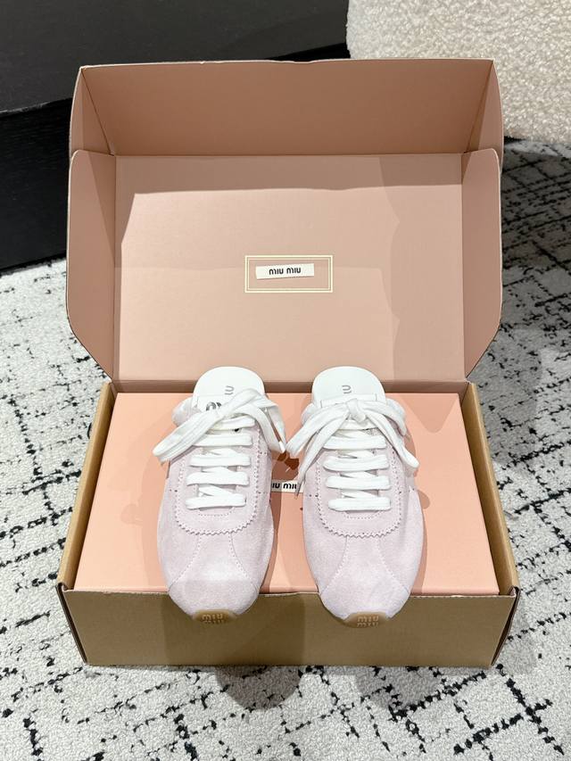 Purchasing-Level Miu Miu 25Ss Early Spring New Dexun Closed-Toe Slippers Officia