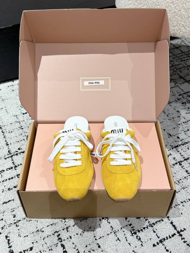 Purchasing-Level Miu Miu 25Ss Early Spring New Dexun Closed-Toe Slippers Officia