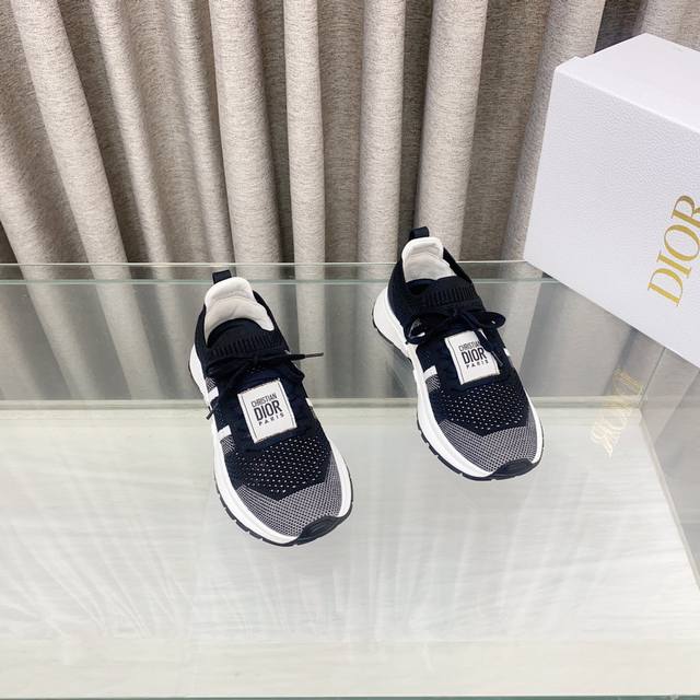 25Ss New Spring And Summer Dior Run'n'dior Sneakers, Mesh Fabric Casual Shoes