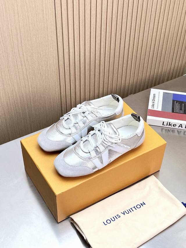 Top Version Lv Sneakerina Sneakers Cleverly Combines The Two Colliding Elements