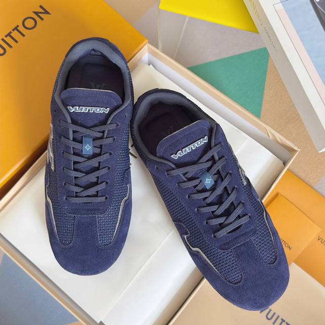 Top Version Men's Lv Louis Vuitton L's Latest Rally Series Mesh Casual Sports Sh
