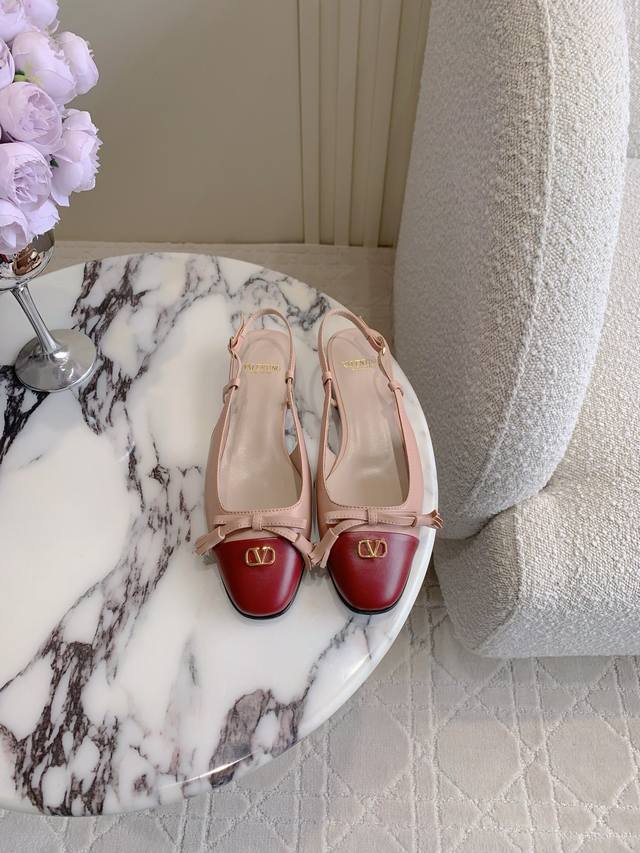 Factory Price P Valentin* New Butterfly Tassel Hollow Shoes. The Bow Element Is
