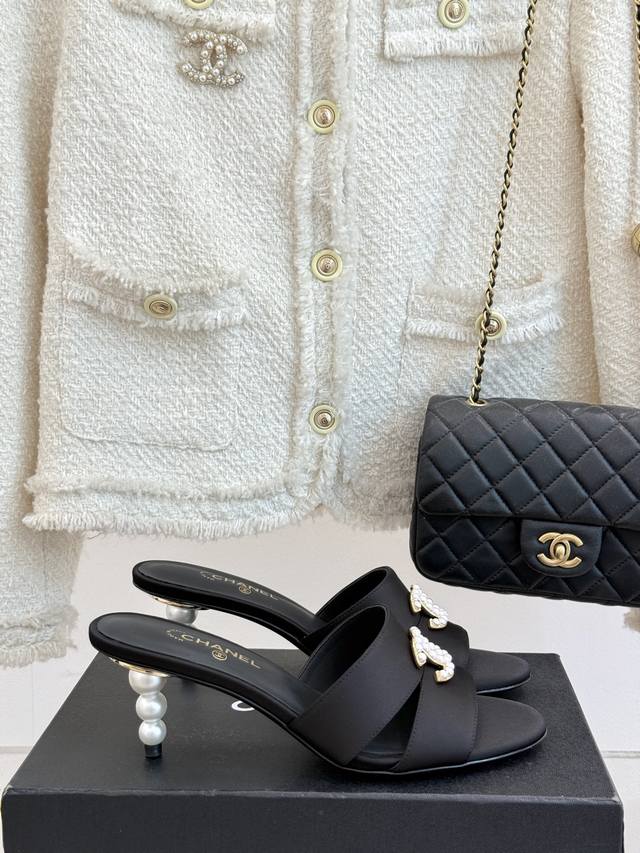Factory Price Chane* Chanel 25P New Spring And Summer Product Double C Pearl Hee
