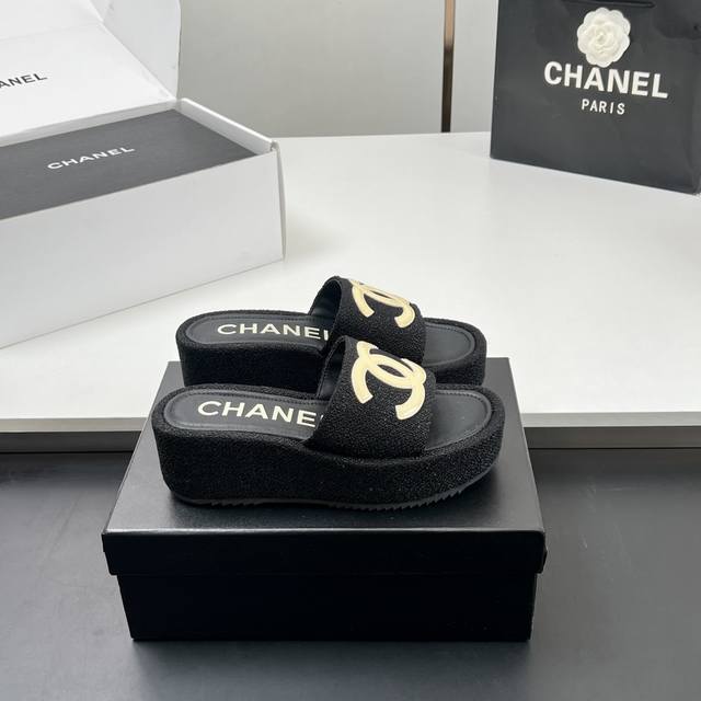 Factory P Price The Real Shot Is So Beautiful Chanel's New Tweed Thick-Soled Sli