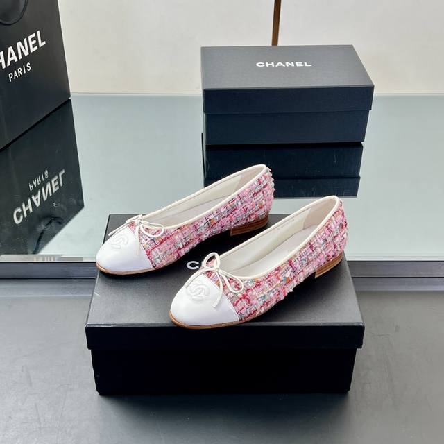 High Version Upgraded Version Of Chanel Classic Ballet Flat Shoes Color Matching
