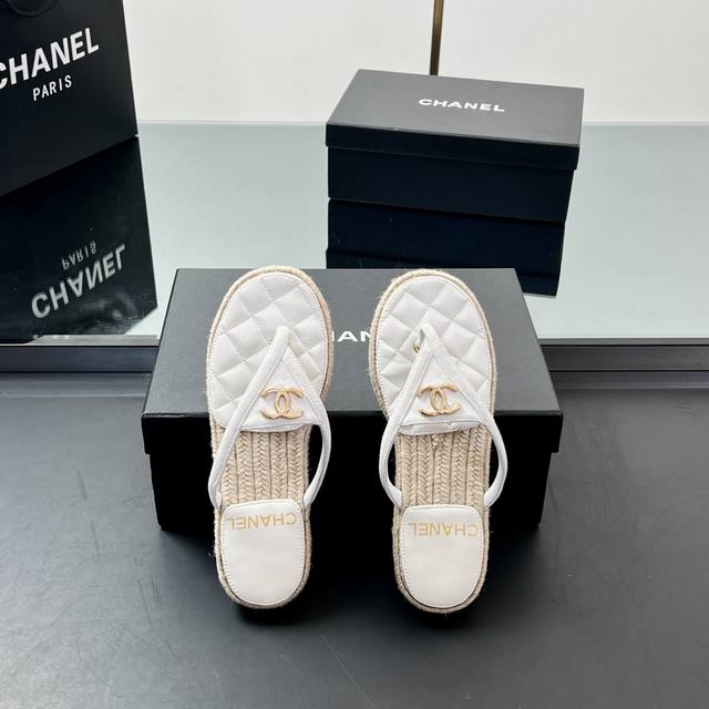 High Version Chanel25M Mier Slippers Purchased By Chanel Coco Beach Hot-Selling