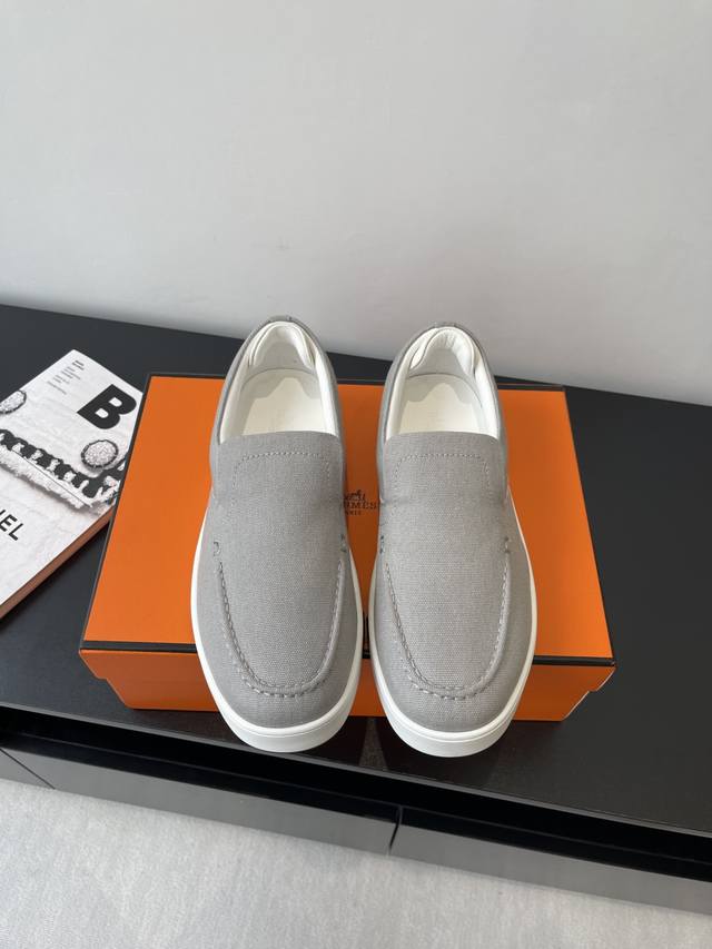 Purchasing-Level Men's Herm S Hermes 25Ss Early Spring New Kiddy Rabbit Slip-On
