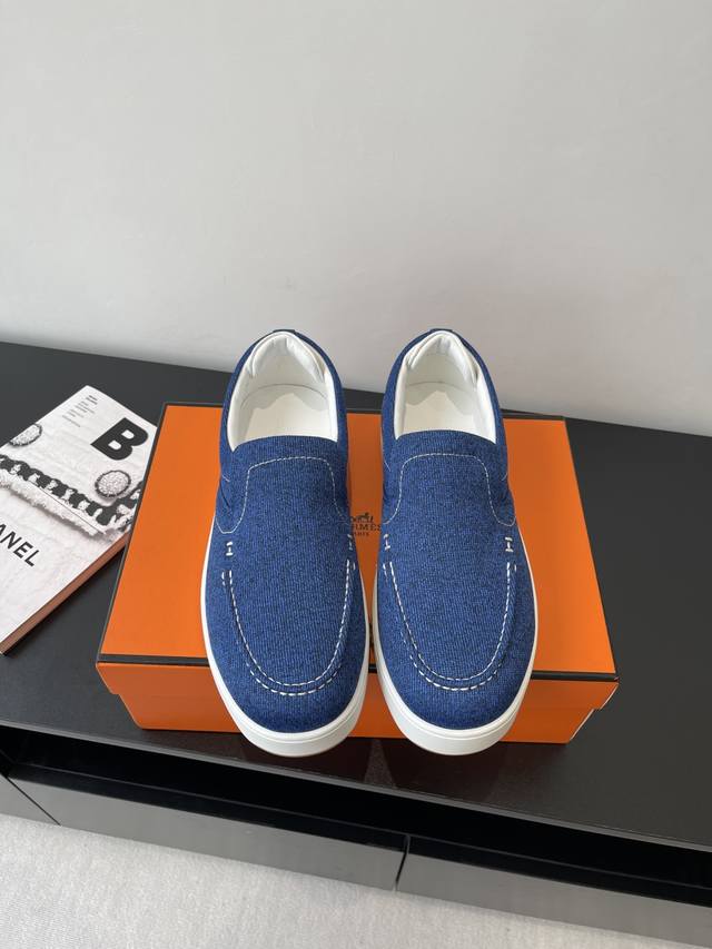Purchasing-Level Men's Herm S Hermes 25Ss Early Spring New Kiddy Rabbit Slip-On