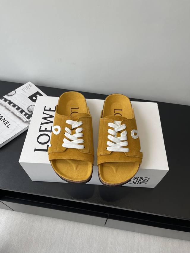loewe 25Ss New Spring And Summer Couple's Birkenstock Slippers It's Really Ha