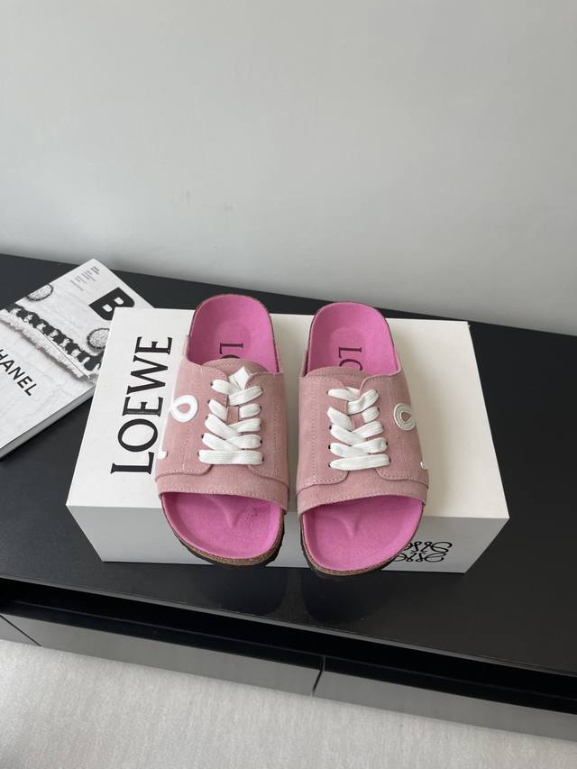 loewe 25Ss New Spring And Summer Couple's Birkenstock Slippers It's Really Ha