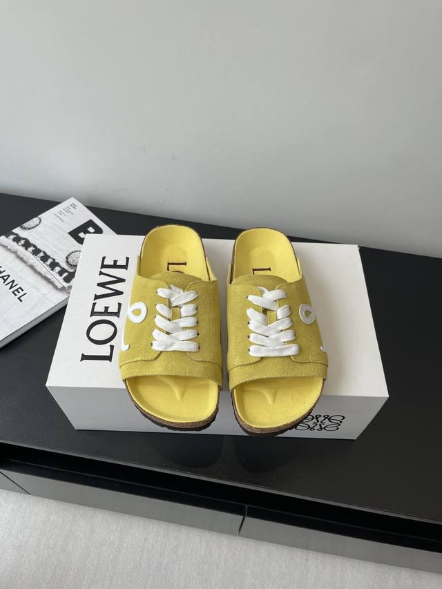 loewe Loewe 25Ss New Spring And Summer Couple's Birkenstock Slippers It's Rea