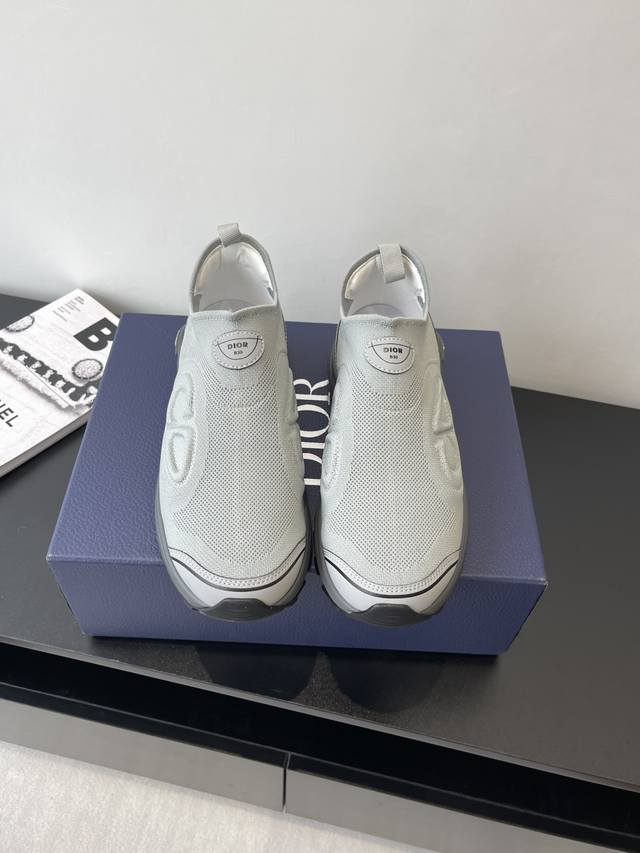 dior B30 Series Countdown Flying Woven Men's Casual Sports Shoes Stylish And