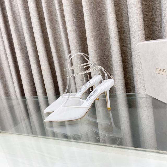 jimmy Choo Jimmy Choo Mesh With Rhinestones New Style Decoration Generous And