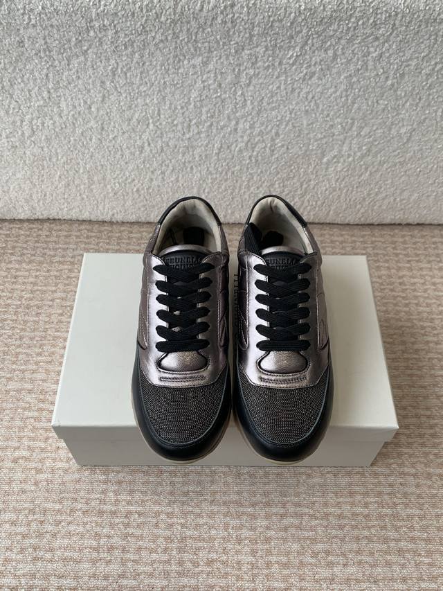 brunello Cucinelli Embroidered Sneakers Series Bc Is A Well-Known Italian Bra