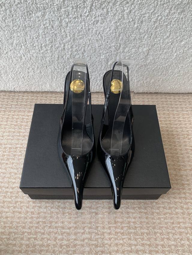 saint Laurent Saint Laurent Catwalk Style Super Pointed High Heels Catwalk St