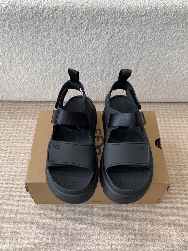 Ugg 25Ss Thick-Soled Sandals Made In Dongguan. Adjustable Upper Strap Design For