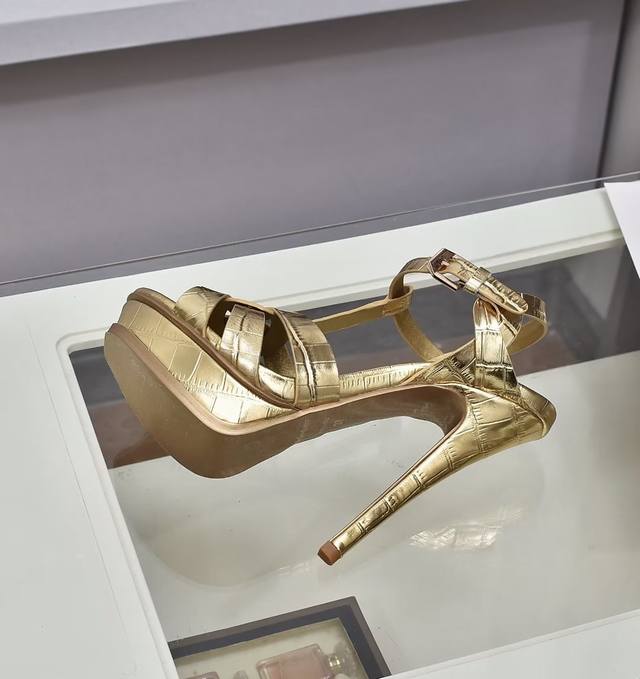 Saint Laurent Sandals With Heel Height 14Cm Factory P In Stock Size 35 To 41 Sto