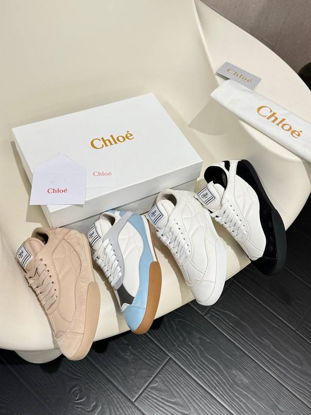 chloe Chloe Chloe 25 Spring/Summer New Dexter Shoes Fabric Imported Cowhide I