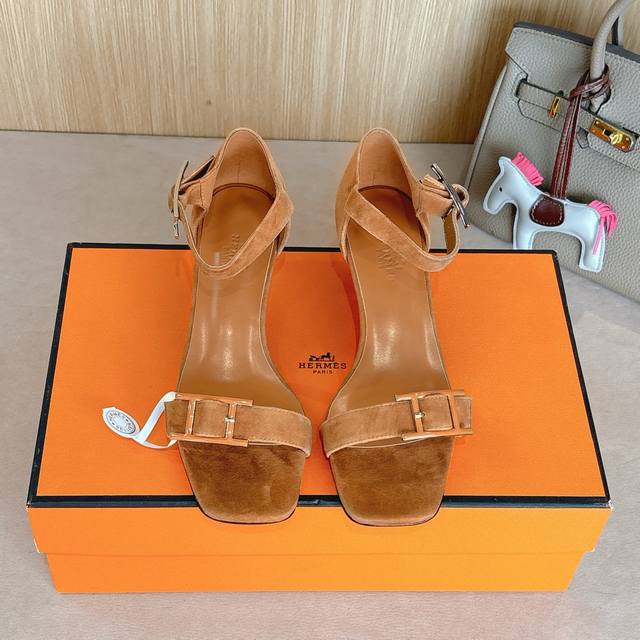 4.5Cm Picture Set New Color Factory Price P Hermes Judy 40 High-Heeled Sandal