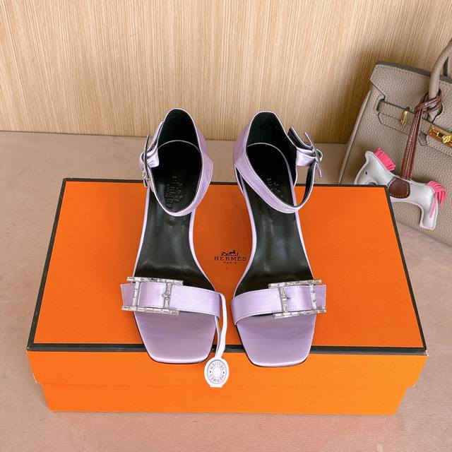 7Cm Picture Set New Color Factory Price P Hermes Judy 70 High-Heeled Sandals
