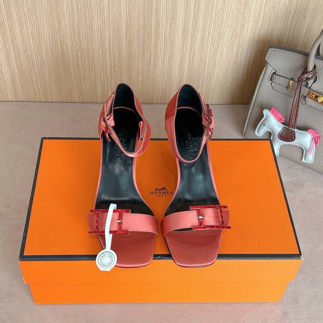 7Cm Picture Set New Color Factory Price P Hermes Judy 70 High-Heeled Sandals