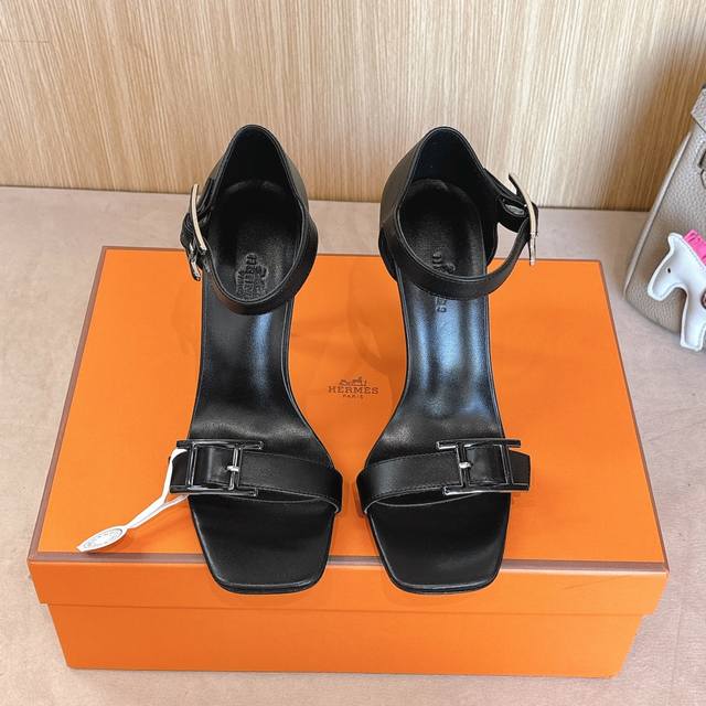 10.5Cm Picture Factory Price P Hermes Judy 105 High-Heeled Sandals Are Fashio