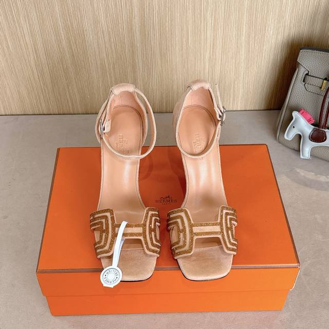 10.5Cm Group Picture Factory Price P Hermes Joy 105 High-Heeled Sandals Are F