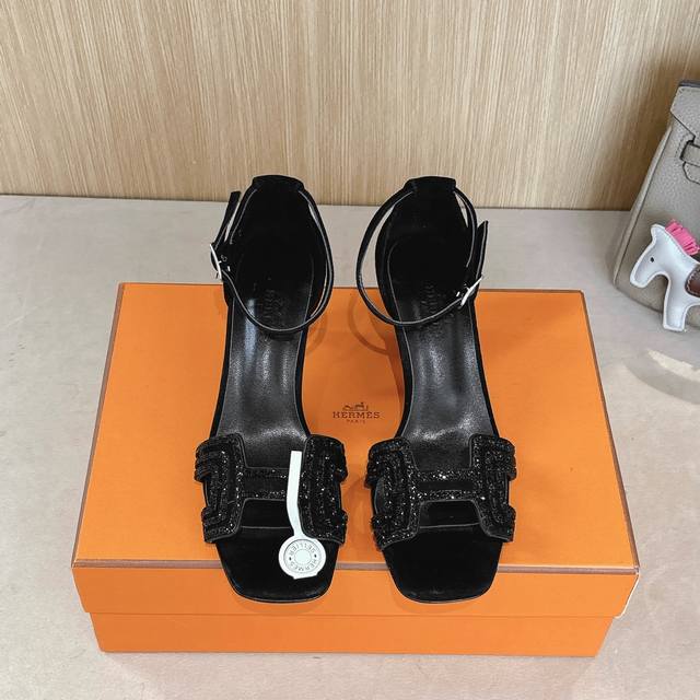 7Cm Picture Set Factory Price P Hermes Joy 70 High-Heeled Sandals Are Fashion
