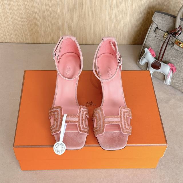 7Cm Picture Set Factory Price P Hermes Joy 70 High-Heeled Sandals Are Fashion