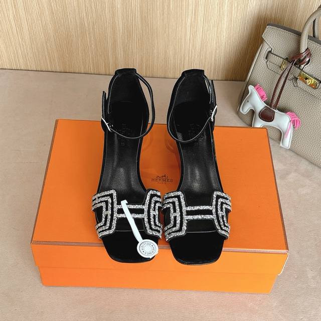 4Cm Picture Set Factory Price P Hermes Joy 40 High-Heeled Sandals Are Fashion