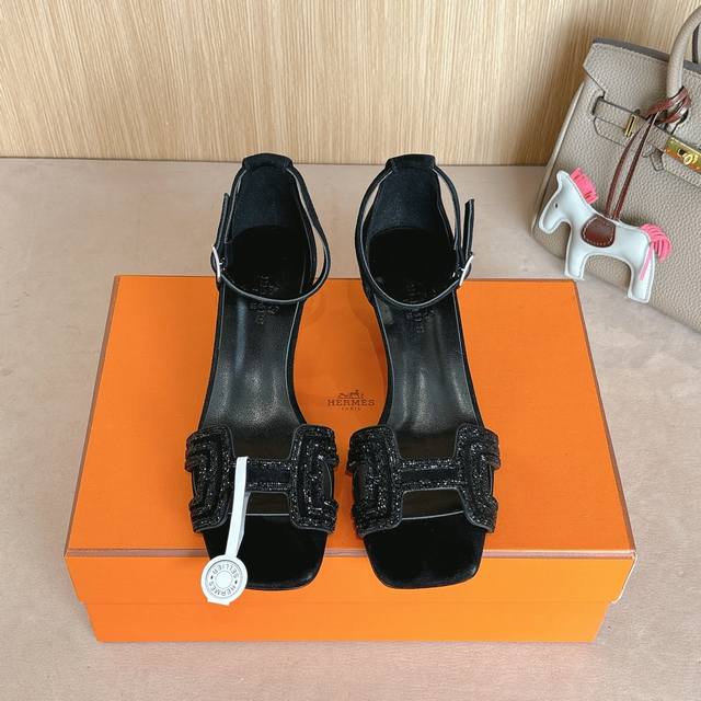 4Cm Picture Set Factory Price P Hermes Joy 40 High-Heeled Sandals Are Fashion