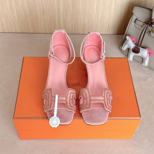 4Cm Picture Set Factory Price P Hermes Joy 40 High-Heeled Sandals Are Fashion