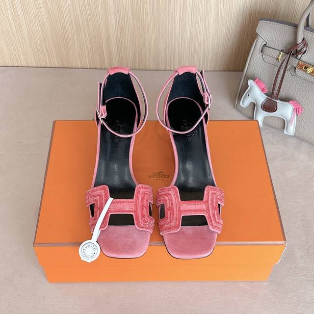 4Cm Picture Set Factory Price P Hermes Joy 40 High-Heeled Sandals Are Fashion
