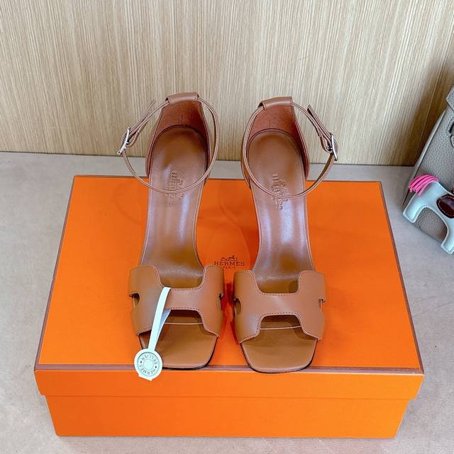 10.5Cm Group Picture Empty Factory Price P Hermes Joy 105 High-Heeled Sandals