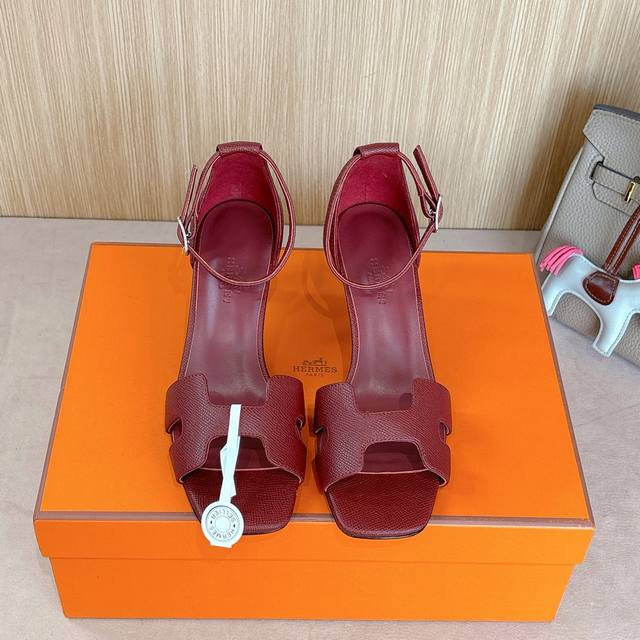 7Cm Picture Set Empty Factory Price P Hermes Joy 70 High-Heeled Sandals Are F