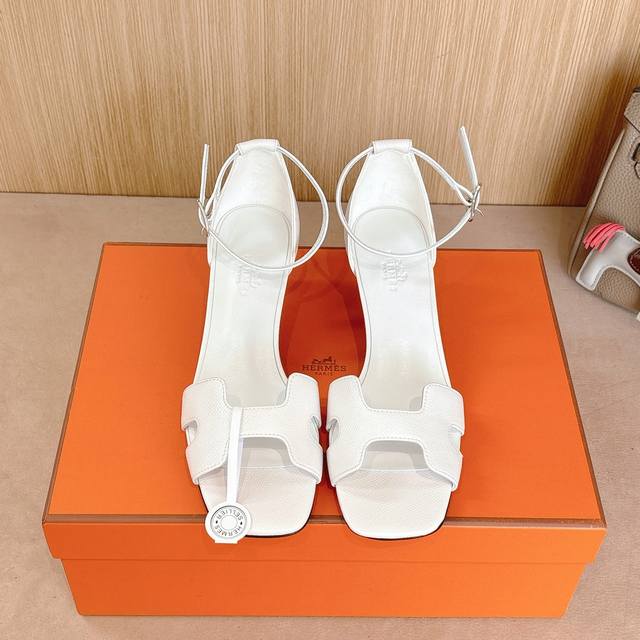4Cm Picture Set Empty Factory Price P Hermes Joy 45 High-Heeled Sandals Are F