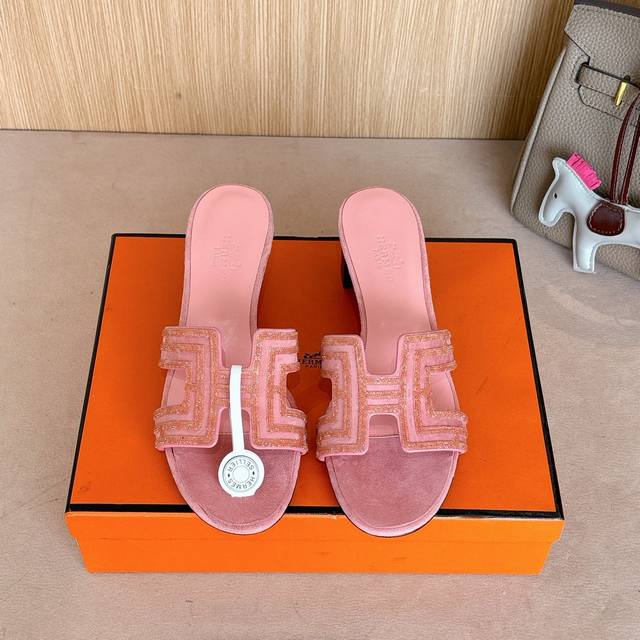 Can Be Equipped With Airplane Box 50 Factory Price P Hermes Hermes H Slippers Oa