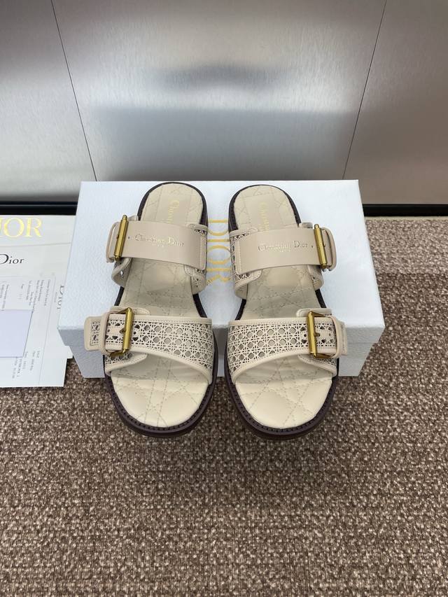 Factory P Price P Dior 2025 Spring And Summer New D-Avenue Jelly Color Women's S