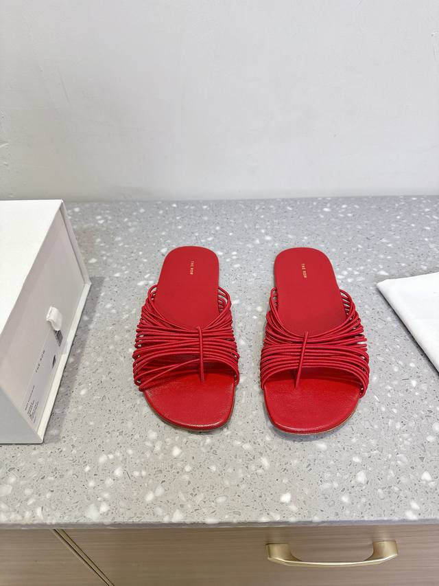 the Row, A Niche Fashion Brand, 25Ss, Spring And Summer New Roman Mesh Slippe